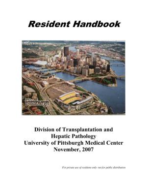 Transplantation and Hepatic Pathology University of Pittsburgh Medical Center November, 2007