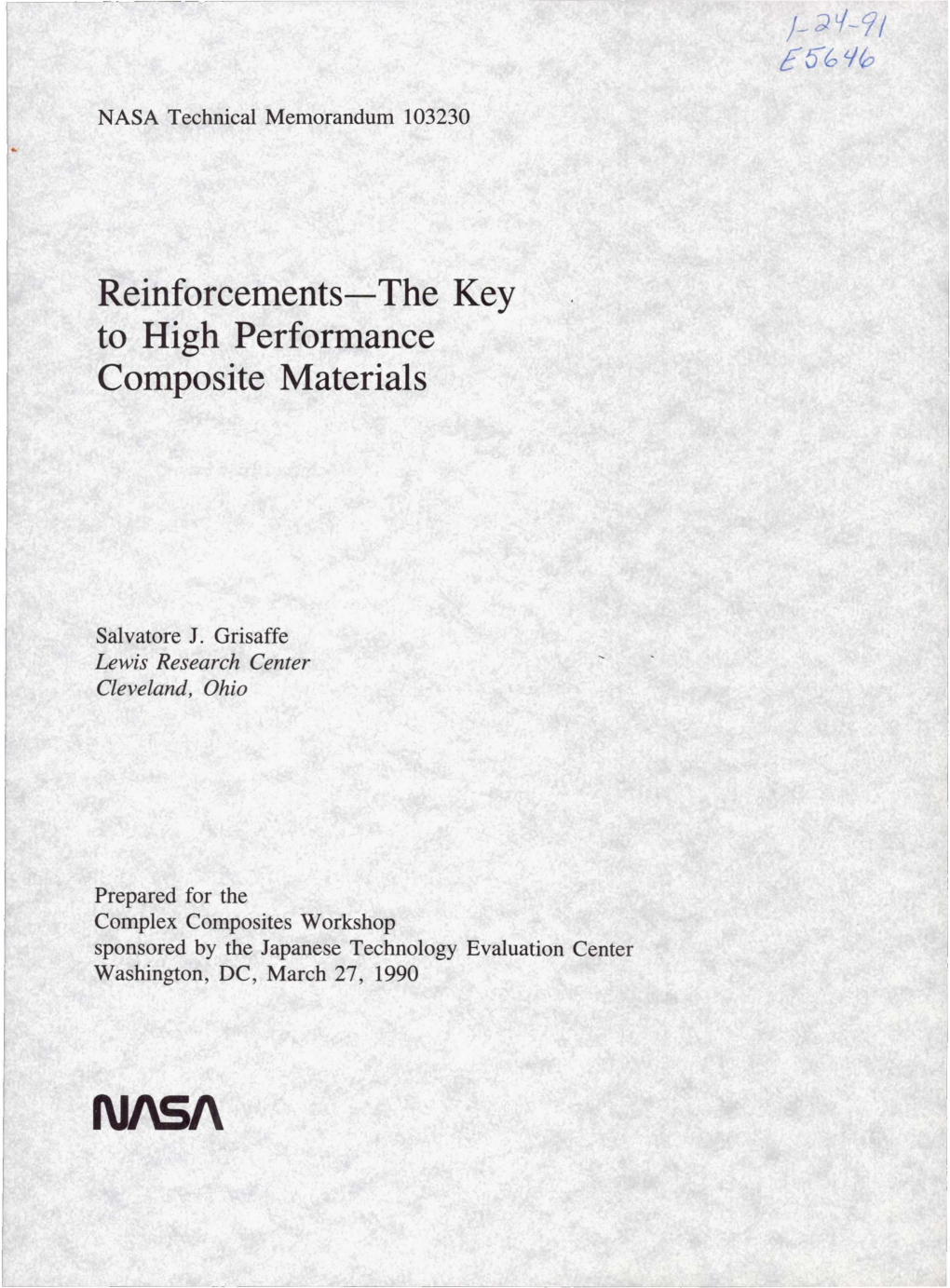 Reinforcements—The Key to High Performance Composite Materials