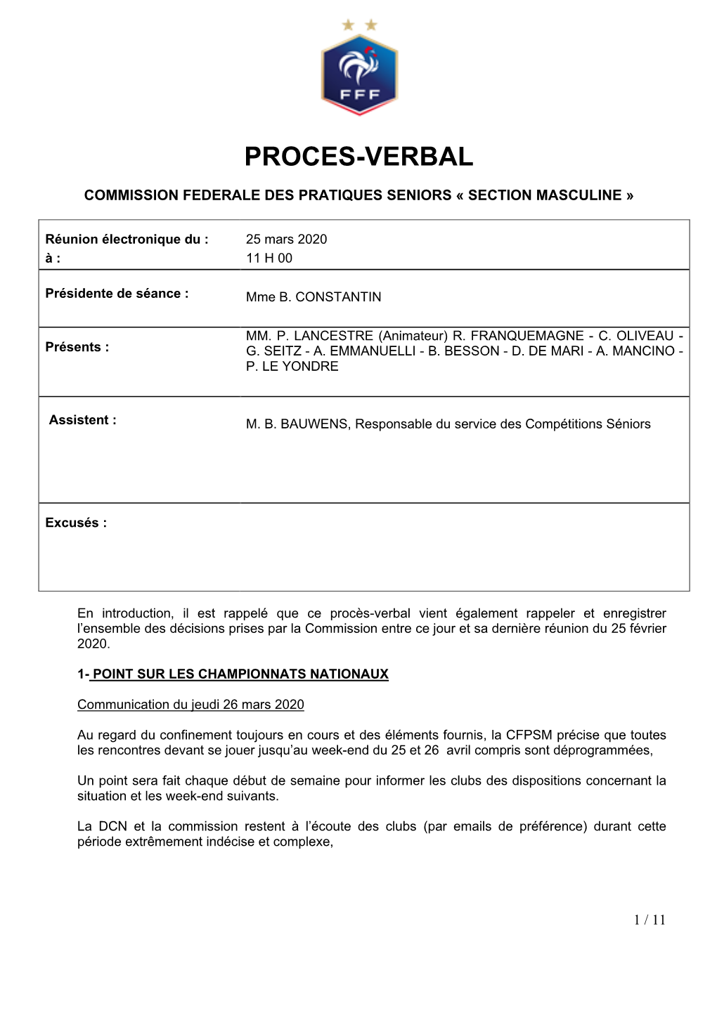 Proces-Verbal