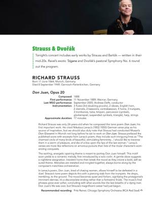 Strauss & Dvořák