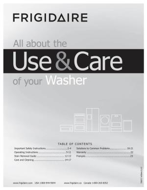 All About the of Your Washer
