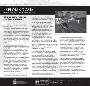 Exploring Asia: Asian Cities — Growth and Change