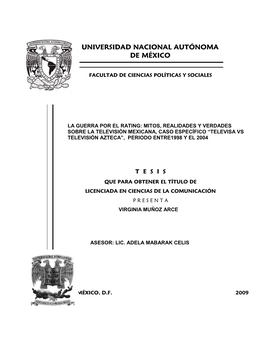 Universidad N Universidad Nacional Autónoma De