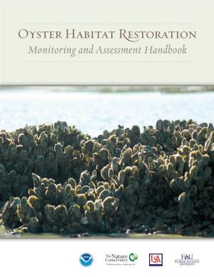 Oyster Habitat Restoration Monitoring and Assessment Handbook
