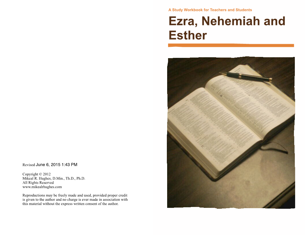 Ezra, Nehemiah and Esther