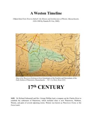 17Th Century Weston (PDF)