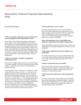 Oracle Solaris Secure