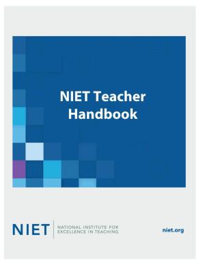 NIET Teacher Handbook