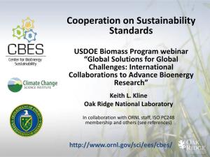 Cooperation on Sustainability Standards