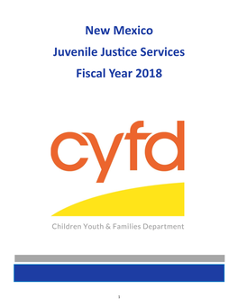 New Mexico Juvenile Justice Services Fiscal Year 2018