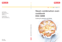Steam Combination Oven Cookbook DGC 6000