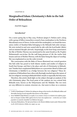 Christianity's Role in the Sufi Order of Bektashism