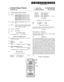 (12) United States Patent (10) Patent No.: US 8,654,842 B2 Ganesh Et Al