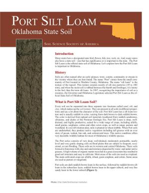 Port Silt Loam Oklahoma State Soil