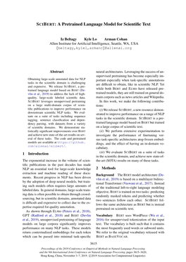 A Pretrained Language Model for Scientific Text