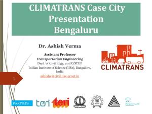 CLIMATRANS Case City Report Bengaluru