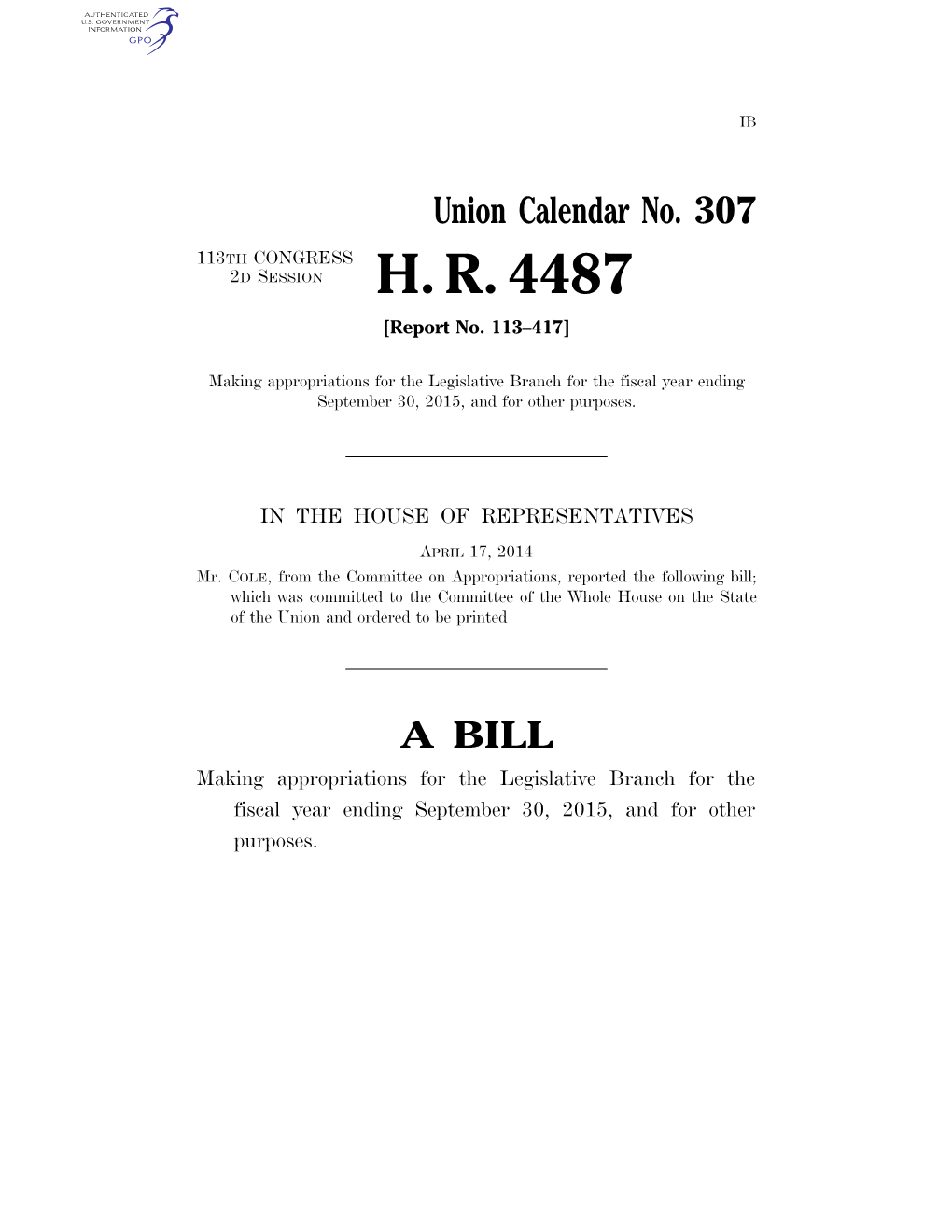 H. R. 4487 [Report No