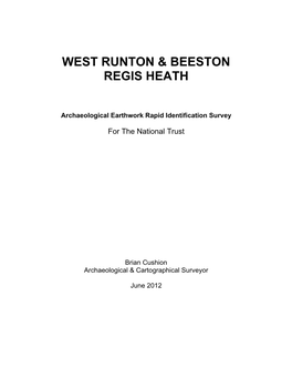 West Runton & Beeston Regis Heath