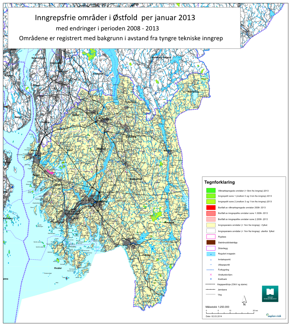 Inngrepsfrie Områder I Østfold Per Januar 2013 ]