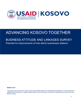 Advancing Kosovo Together