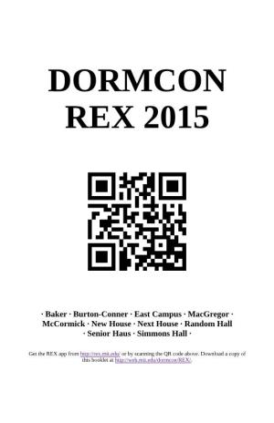 Dormcon Rex 2015