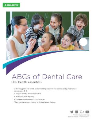 Abcs of Dental Care Oral Health Essentials