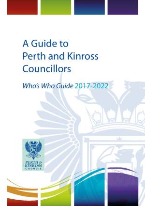 A Guide to Perth and Kinross Councillors