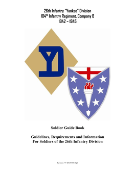 B Co. Soldiers Guide Book