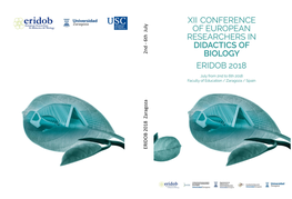 ERIDOB 2018 Zaragoza 2Nd - 6Th July