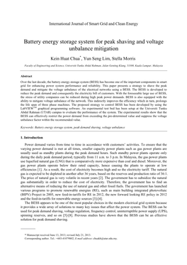 Battery Energy Storage System for Peak Shaving and Voltage Unbalance Mitigation