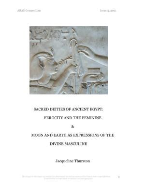 Sacred Deities of Ancient Egypt: Ferocity and The