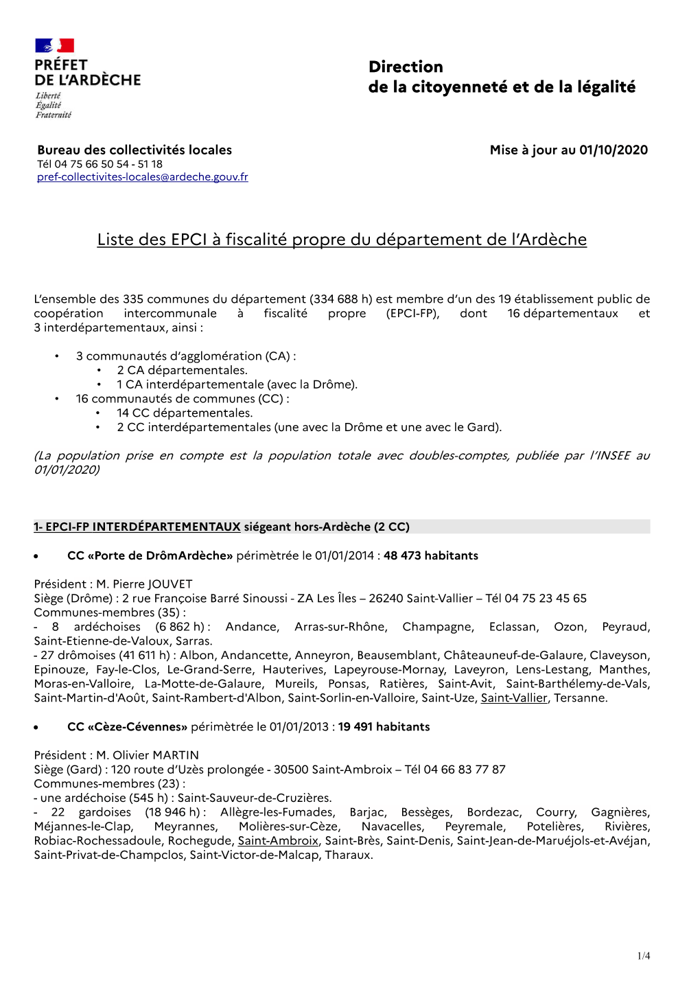 Liste Epci Fp 07 Maj 2020 10 01