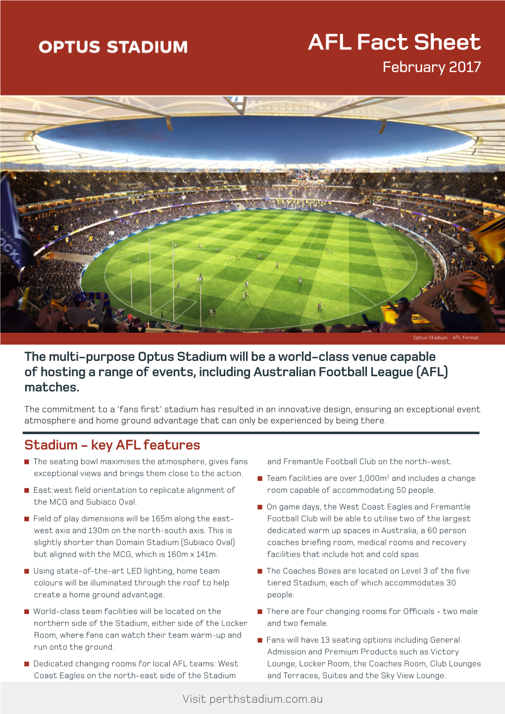 AFL Fact Sheet February 2017