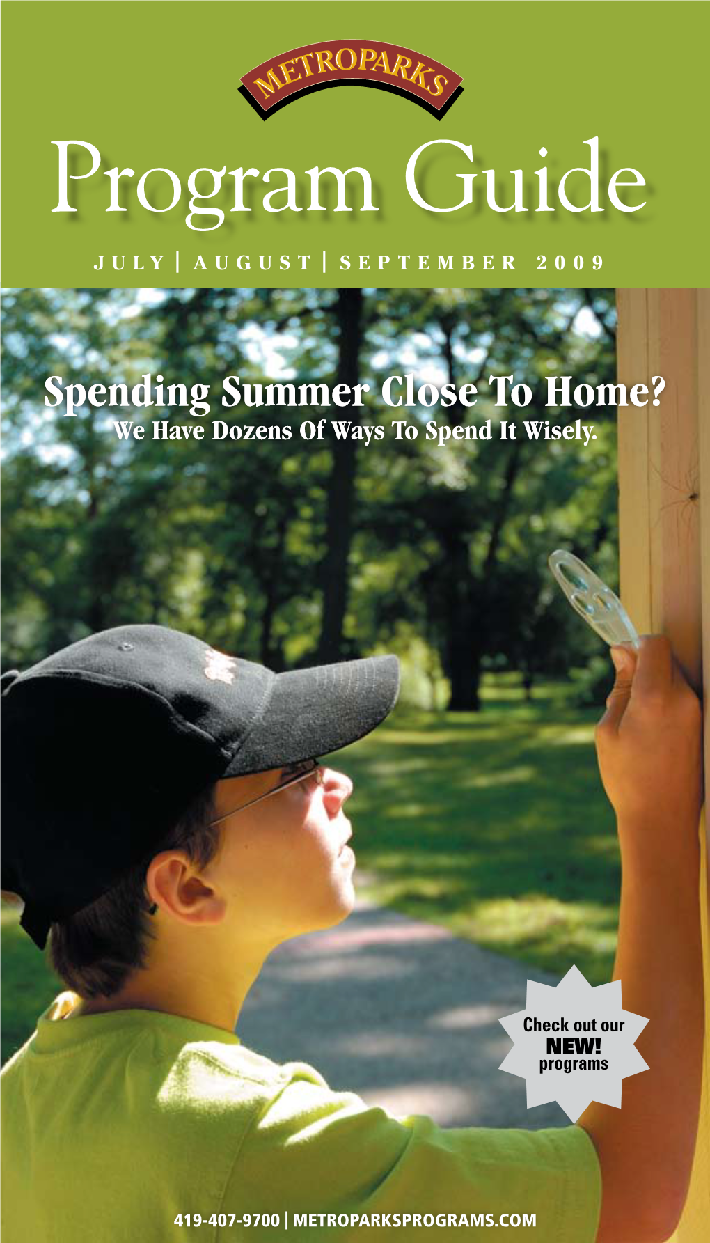 Download the Summer 2009 Program Guide