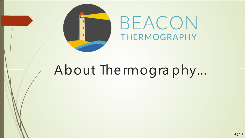 About Thermography…