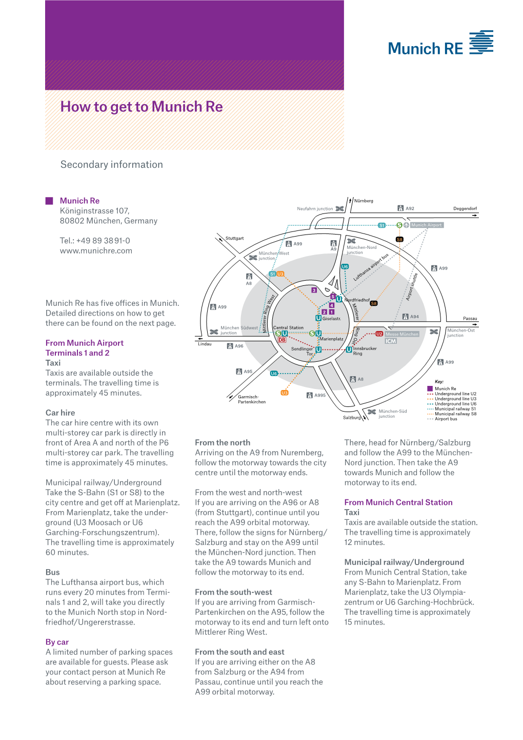 How to Get to Munich Re