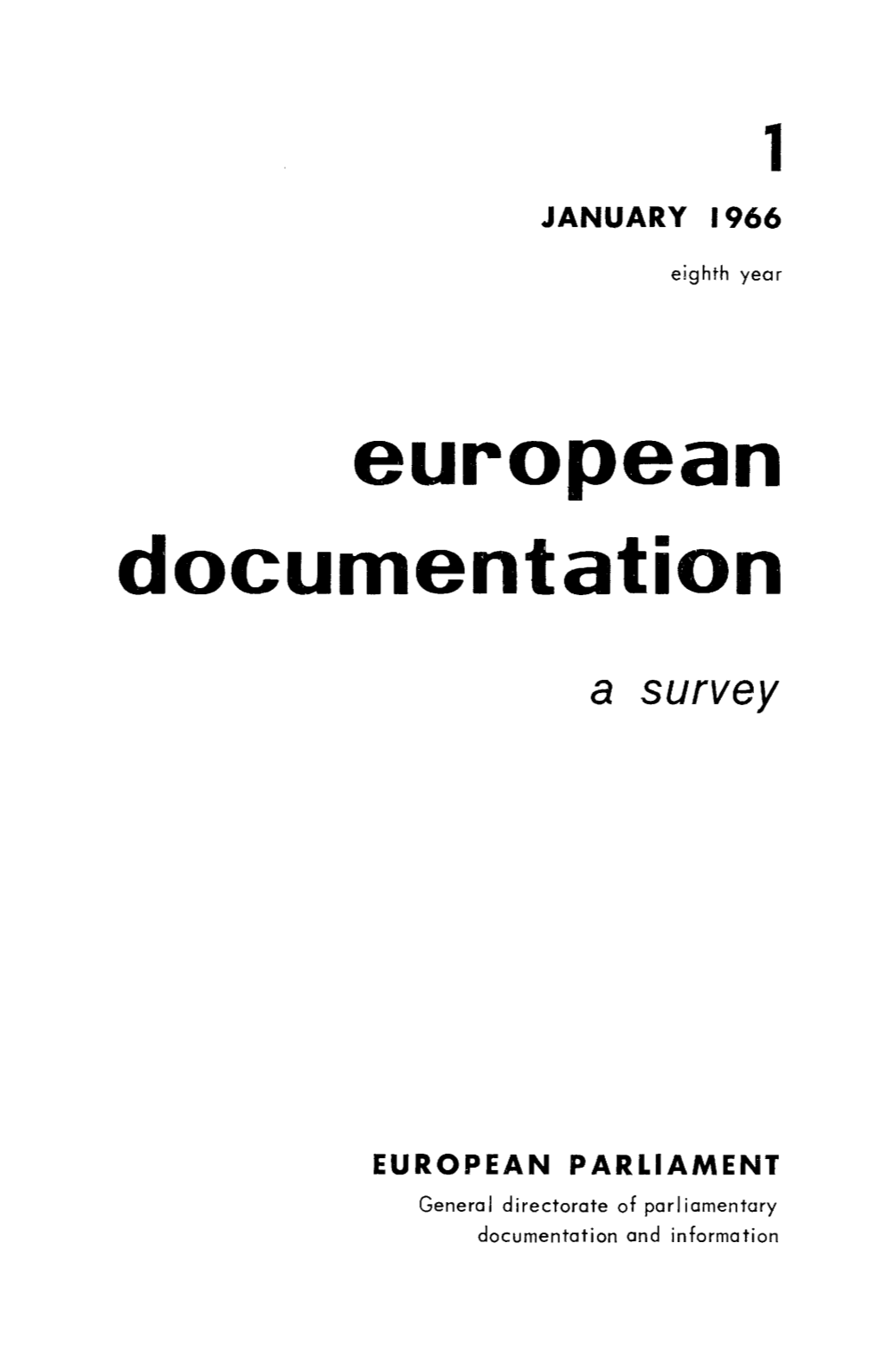 European Documentation