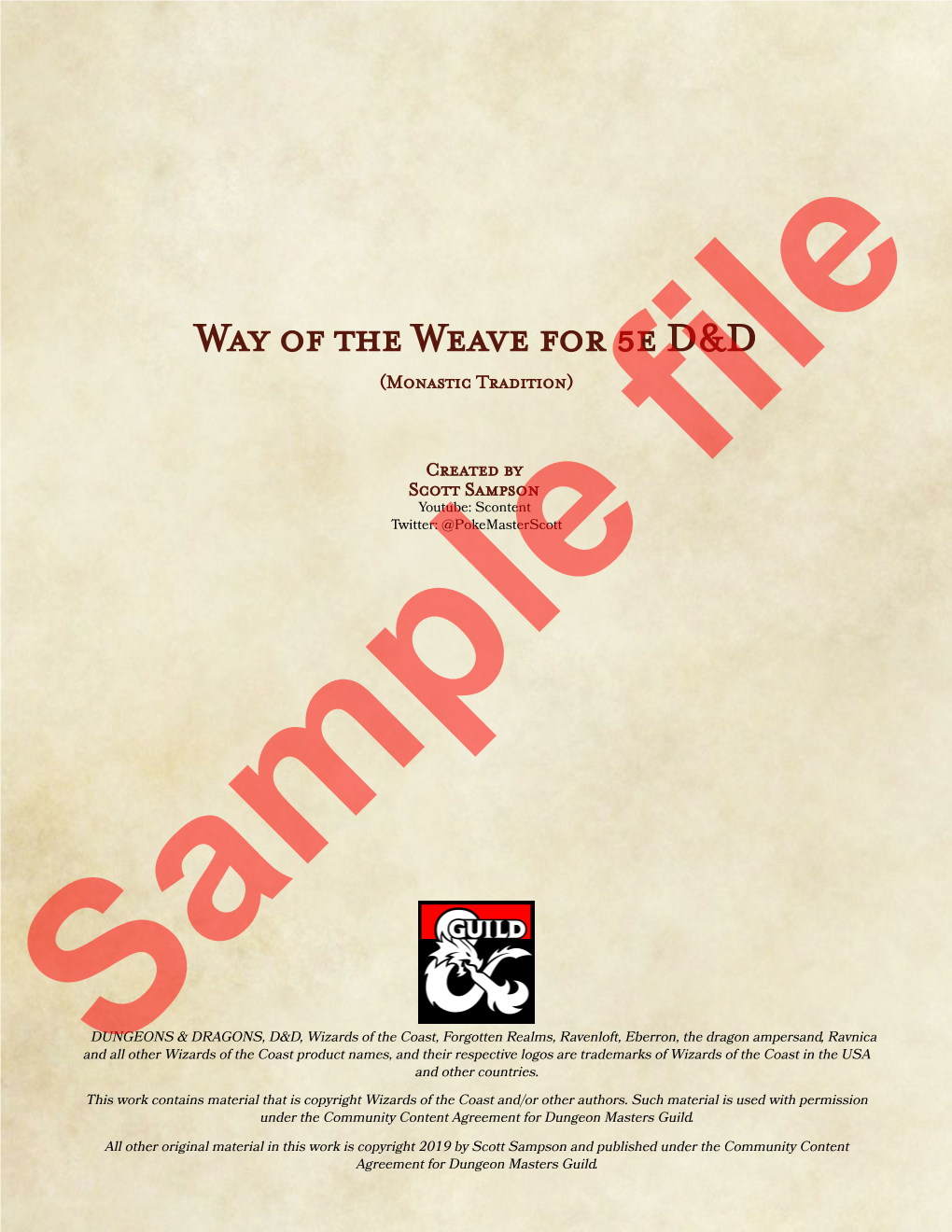 Way of the Weave for 5E D&D