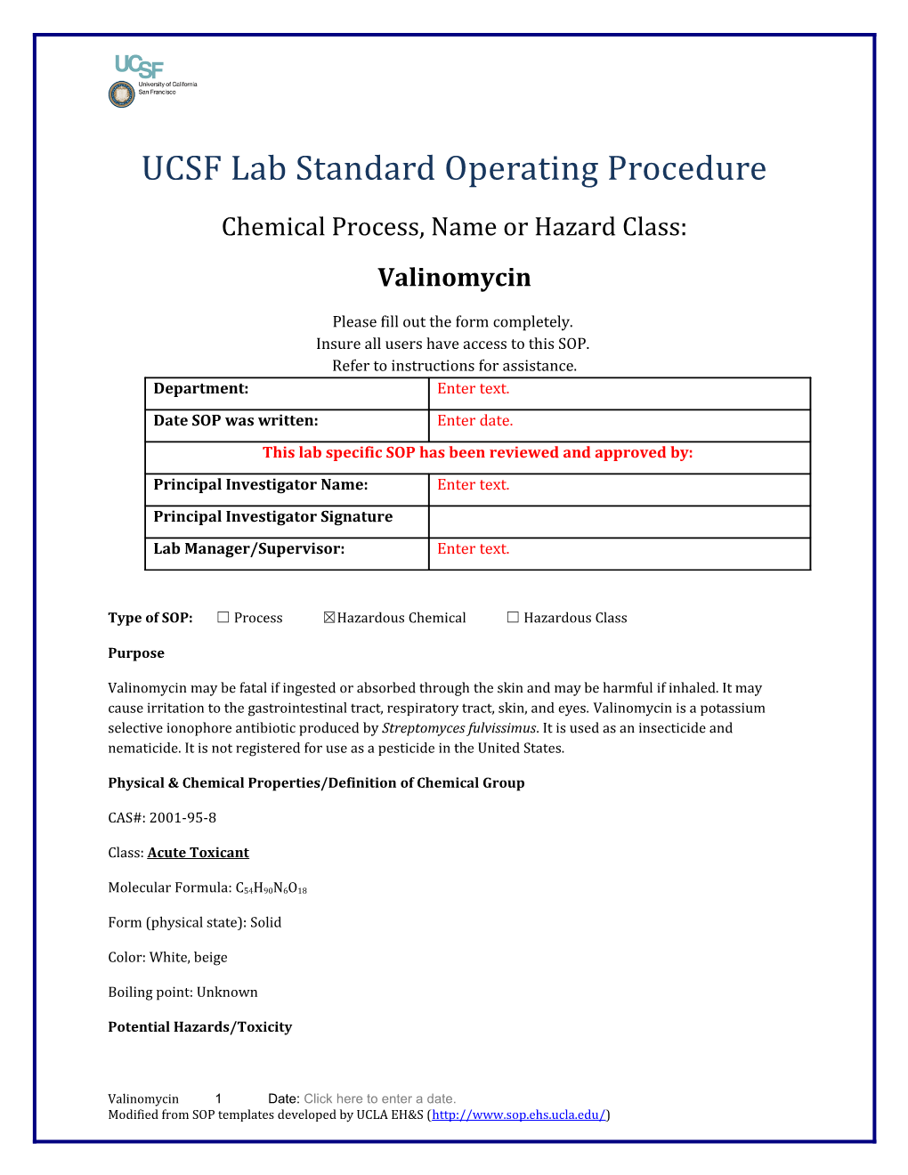 UCSF Lab Standard Operating Procedure s5