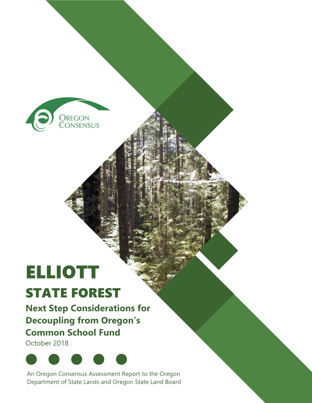 Elliott State Forest: Next Step Considerations for Decoupling From