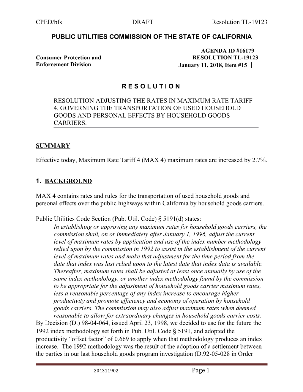 Public Utilities Commission of the State of California s69