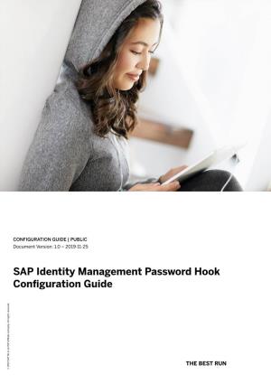 SAP Identity Management Password Hook Configuration Guide Company
