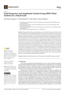 Grid Frequency and Amplitude Control Using DFIG Wind Turbines in a Smart Grid