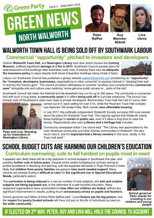North Walworth Green News April/May 2018