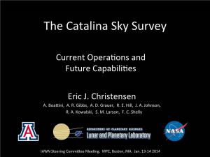 The Catalina Sky Survey