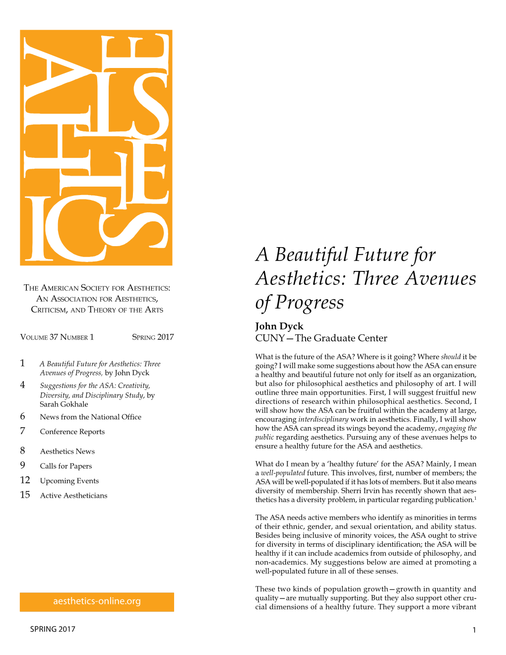 A Beautiful Future for Aesthetics: Three Avenues of Progress