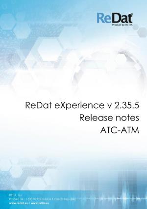 Release Notes – Experience 2.35.5.En – ATC-ATM
