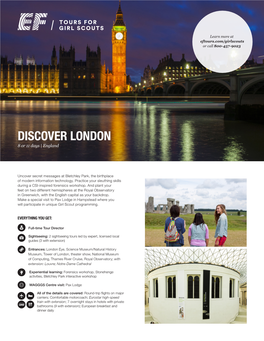 DISCOVER LONDON 8 Or 11 Days | England