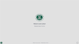 Maison Louis Latour Masterclass Corton
