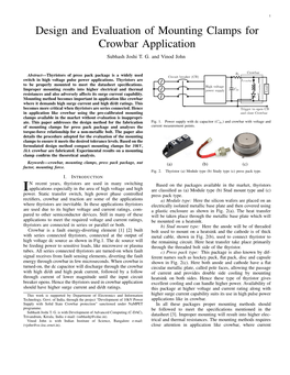 Design and Evaluation of Mounting Clamps for Crowbar Application